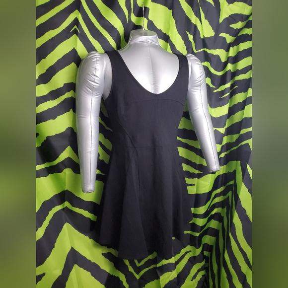 Modcloth/Mystic Black Mini Dress, Size Large - Picture 2 of 8